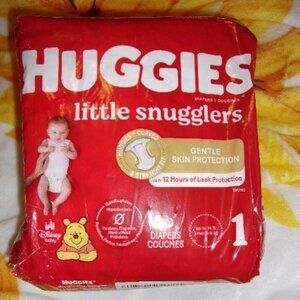 New huggies little snugglers size 1 20 count Disney Baby Pooh Design